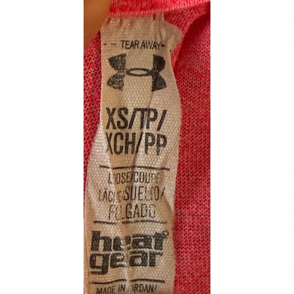 Under Armour Womens Threadborne HeatGear Racerback Tank Top Pink XS 2273